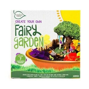 Create Your Own Fairy Garden Nature Figurines Tree Fence Mushrooms Bowl Rocks